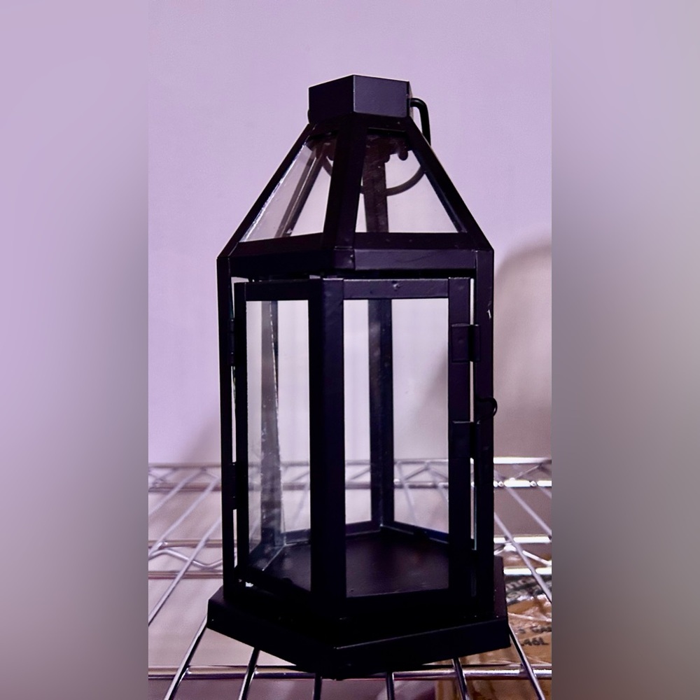 Black Metal Lanterns-Multiple.  *9in* and 15 in available!